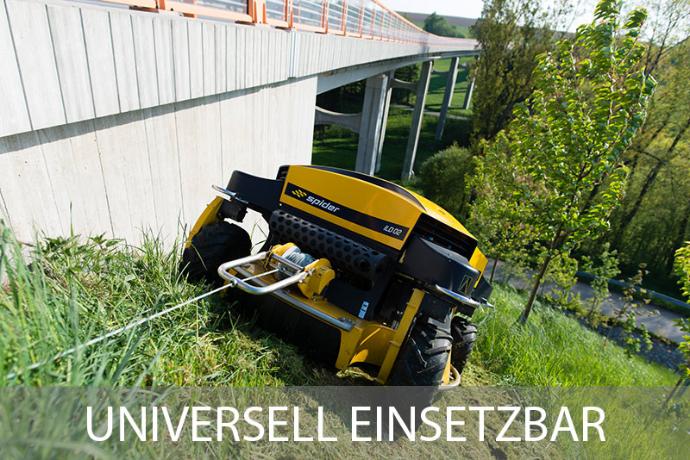 Böschungsmäher Spider Features Universell Einsetzbar Böschungsmäher Spider Features Universell Einsetzbar