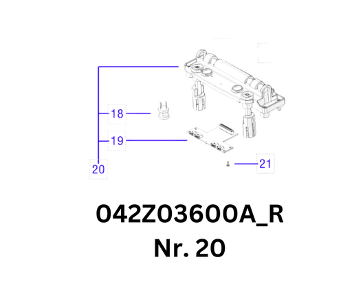 [T2042Z03600A_R] X4 Front Sensoren Baugruppe inkl. Board und  Spulen