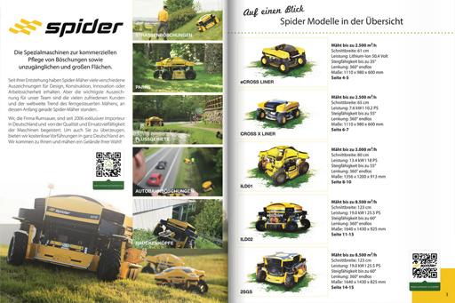 Böschungsmäher Spider Katalog Böschungsmäher Spider Katalog