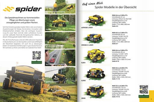 Böschungsmäher Spider Katalog 